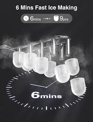 CROWNFUL Ice Maker Countertop