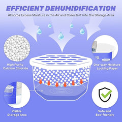 CLEVAST Moisture Absorbers Boxes 6 Pack