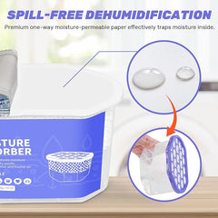 CLEVAST Moisture Absorbers Boxes 6 Pack