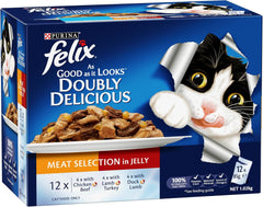 Felix Delicious Wet Cat Food Meat Selections