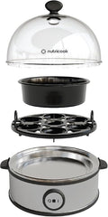 NutriCook Rapid Egg Cooker7 Egg Capacity Electric Egg Cooker for Boiled Eggs