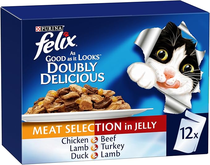 Felix Delicious Wet Cat Food Meat Selections