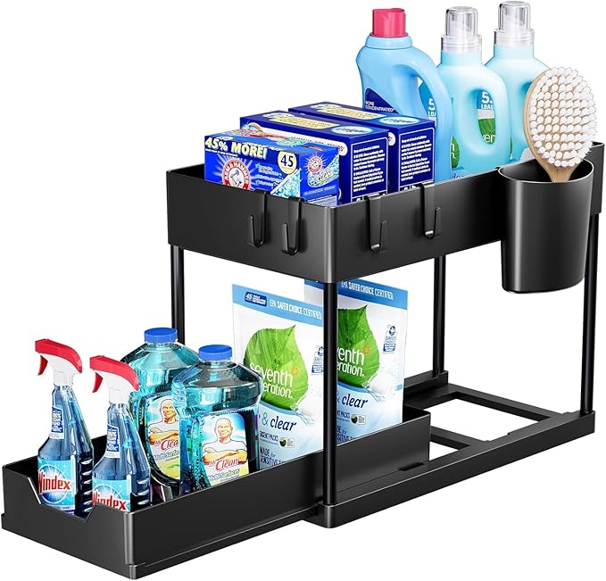SKY-TOUCH 1pcs Under Sink Shelf Storage Organiser