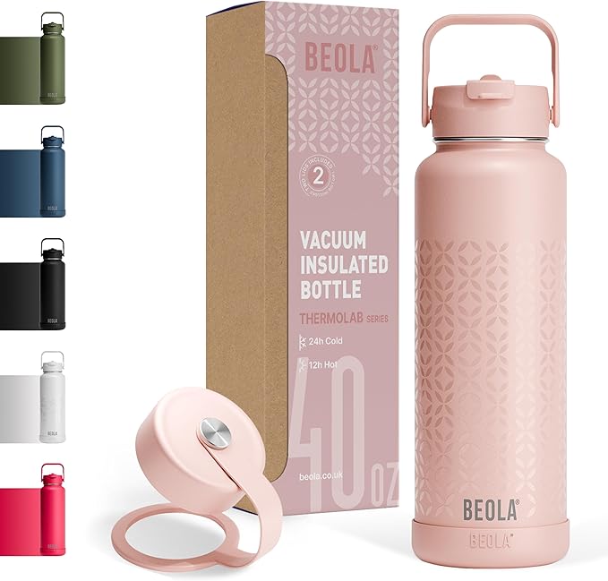 BEOLA 1200ml Vacuum Insulated Water Bottle