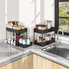 SKY-TOUCH 1pcs Under Sink Shelf Storage Organiser