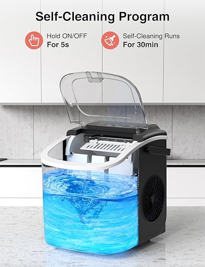 CROWNFUL Ice Maker Countertop