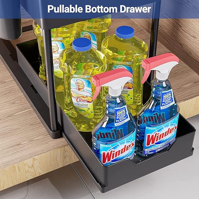 SKY-TOUCH 1pcs Under Sink Shelf Storage Organiser